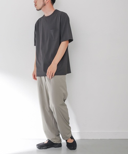 EKAL（エカル）の「『UR TECH ひやサラクール』アクティブTシャツ（Tシャツ/カットソー・メンズ・ブラック/アイボリー/ネイビー・MEDIUM/LARGE）」の6枚目の写真