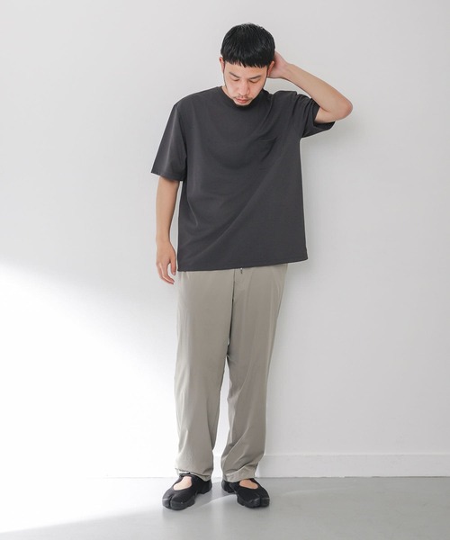 EKAL（エカル）の「『UR TECH ひやサラクール』アクティブTシャツ（Tシャツ/カットソー・メンズ・ブラック/アイボリー/ネイビー・MEDIUM/LARGE）」の9枚目の写真