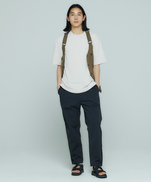 EKAL（エカル）の「『UR TECH ひやサラクール』アクティブTシャツ（Tシャツ/カットソー・メンズ・ブラック/アイボリー/ネイビー・MEDIUM/LARGE）」の19枚目の写真
