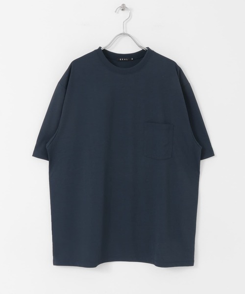 EKAL（エカル）の「『UR TECH ひやサラクール』アクティブTシャツ（Tシャツ/カットソー・メンズ・ブラック/アイボリー/ネイビー・MEDIUM/LARGE）」の21枚目の写真