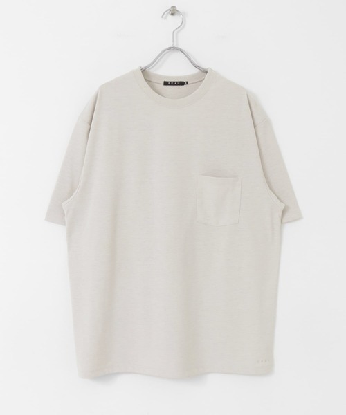 EKAL（エカル）の「『UR TECH ひやサラクール』アクティブTシャツ（Tシャツ/カットソー・メンズ・ブラック/アイボリー/ネイビー・MEDIUM/LARGE）」の5枚目の写真