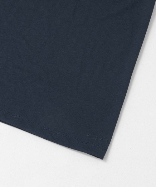 EKAL（エカル）の「『UR TECH ひやサラクール』アクティブTシャツ（Tシャツ/カットソー・メンズ・ブラック/アイボリー/ネイビー・MEDIUM/LARGE）」の13枚目の写真