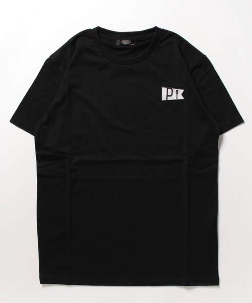 PAZZO（パッゾ）の「【PAZZO】 GIZA天竺 ワンポイント刺繍 クルーネック ショートスリーブtee（Tシャツ/カットソー・メンズ・グレー/ブラック/ホワイト・2/3/4）」の3枚目の写真