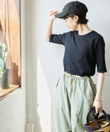 URBAN RESEARCH（アーバンリサーチ）の「『UR TECH ひやサラクール』 AIR DRY 5分袖カットソー（Tシャツ/カットソー・レディース）」