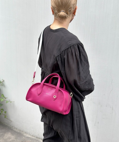 【フレッドペリー】ドラムバッグ ボストンバック 2way ブラウン ロゴ レザー FRED PERRY フレッドペリー ボストンバッグ CLASSIC BARREL BAG