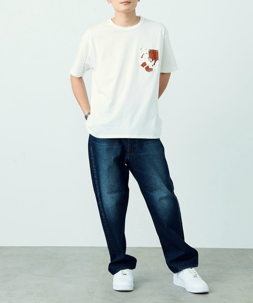 Lee シャツ 半袖 Lee シャツ Lee/リー ビッグワークポケット ハーフスリーブ