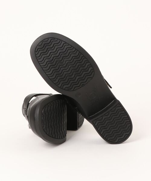 cloverleaf（クローバーリーフ）の「【cloverleaf】 ヒールアップサボサンダル（サンダル・レディース・ブラック/ダークブラウン・22.5cm/23.0cm/23.5cm/24.0cm/24.5cm）」の4枚目の写真