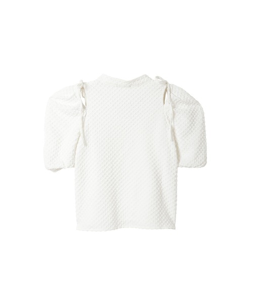 ANDGEEBEE(アンジービー)の「ジャガードリボンブラウス(シャツ/ブラウス・レディース・ホワイト/ブラック・MEDIUM)」の15枚目の写真