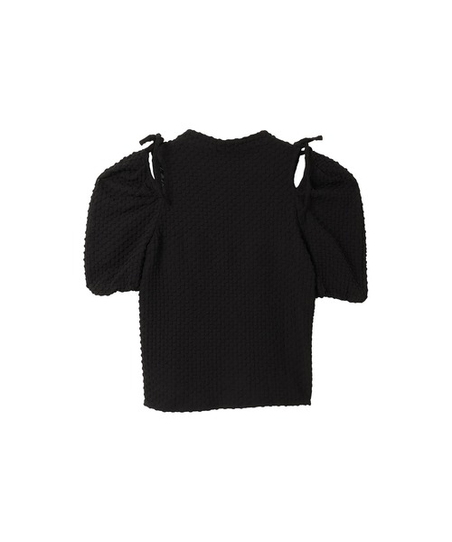 ANDGEEBEE(アンジービー)の「ジャガードリボンブラウス(シャツ/ブラウス・レディース・ホワイト/ブラック・MEDIUM)」の11枚目の写真