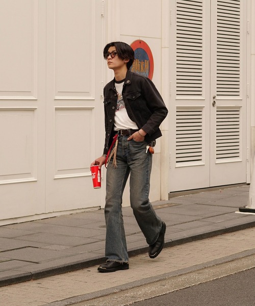 INTERPLAY（インタープレイ）の「【INTERPLAY x TAKERU】アンクル バイカー リンガー 半袖 Tシャツ（Tシャツ/カットソー・メンズ・バーガンディー/ブラック・MEDIUM/LARGE）」の7枚目の写真