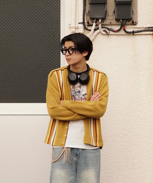 INTERPLAY（インタープレイ）の「【INTERPLAY x TAKERU】アンクル バイカー リンガー 半袖 Tシャツ（Tシャツ/カットソー・メンズ・バーガンディー/ブラック・MEDIUM/LARGE）」の19枚目の写真