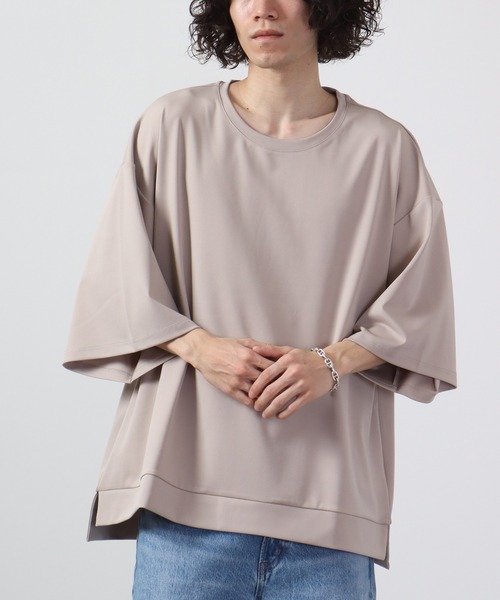 revertical（リバーティカル）の「ReverticaL ポンチBIGシルエット半袖T（Tシャツ/カットソー・メンズ・ブラック/グレー/ブルー/ベージュ/グリーン・M/L）」の3枚目の写真