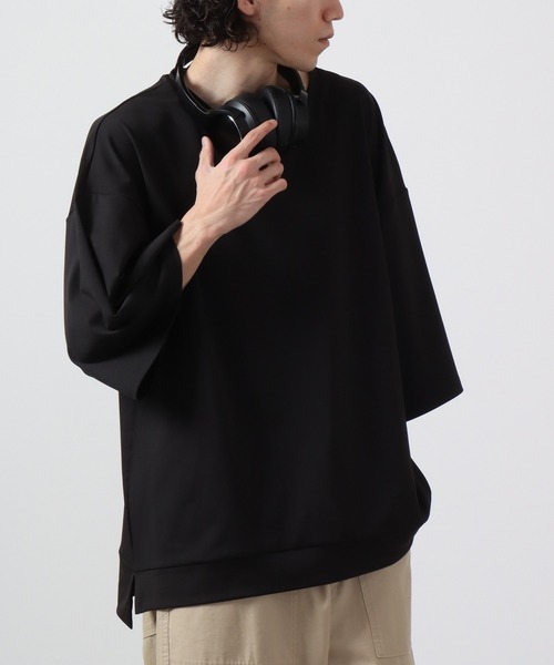 revertical（リバーティカル）の「ReverticaL ポンチBIGシルエット半袖T（Tシャツ/カットソー・メンズ・ブラック/グレー/ブルー/ベージュ/グリーン・M/L）」の2枚目の写真