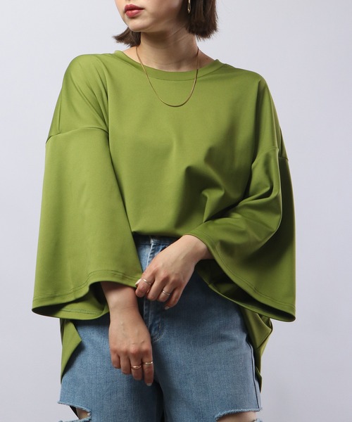 revertical（リバーティカル）の「ReverticaL ポンチBIGシルエット半袖T（Tシャツ/カットソー・メンズ・ブラック/グレー/ブルー/ベージュ/グリーン・M/L）」の21枚目の写真