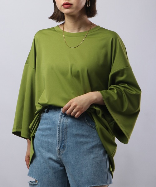 revertical（リバーティカル）の「ReverticaL ポンチBIGシルエット半袖T（Tシャツ/カットソー・メンズ・ブラック/グレー/ブルー/ベージュ/グリーン・M/L）」の20枚目の写真