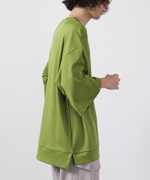 revertical（リバーティカル）の「ReverticaL ポンチBIGシルエット半袖T（Tシャツ/カットソー・メンズ・ブラック/グレー/ブルー/ベージュ/グリーン・M/L）」の17枚目の写真