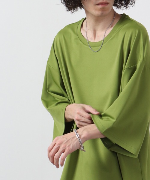 revertical（リバーティカル）の「ReverticaL ポンチBIGシルエット半袖T（Tシャツ/カットソー・メンズ・ブラック/グレー/ブルー/ベージュ/グリーン・M/L）」の13枚目の写真