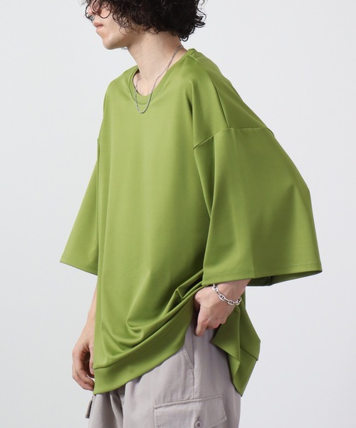 revertical（リバーティカル）の「ReverticaL ポンチBIGシルエット半袖T（Tシャツ/カットソー・メンズ・ブラック/グレー/ブルー/ベージュ/グリーン・M/L）」の16枚目の写真