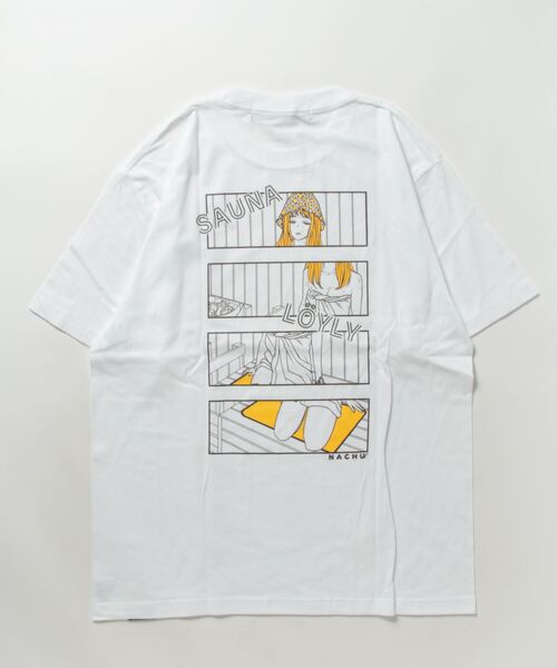 THE Nookie(ザヌーキー)の「《THE nookie LOVE ひととせなつみ》NACHU SAUNA TEE【WHITE】(Tシャツ/カットソー・レディース・ホワイト・MEDIUM/LARGE)」の2枚目の写真