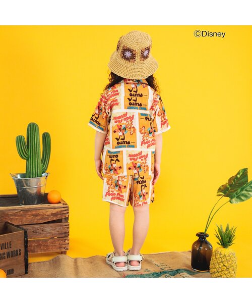 Disney(ディズニー)の「ディズニーキャラクターアロハパンツ(その他パンツ・キッズ・オレンジ/ブラック/オフホワイト・80/90/100/110/120/130)」の13枚目の写真