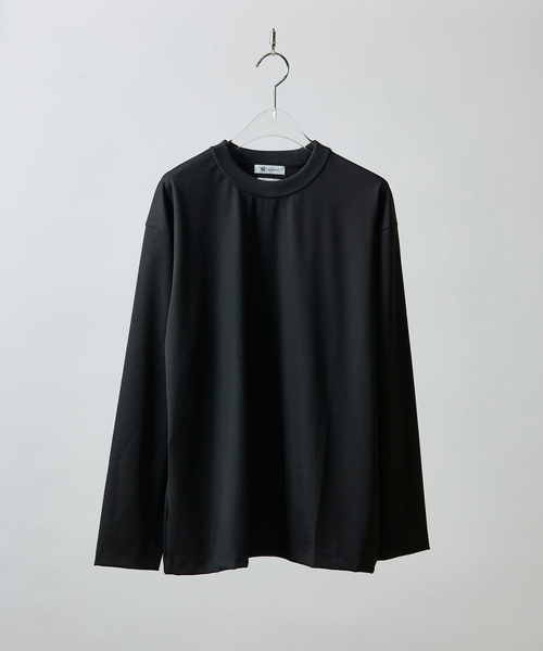 tk.TAKEO KIKUCHI（ティーケータケオキクチ）の「【日本製】はりぷる長袖カットソー（Tシャツ/カットソー・メンズ・ホワイト/チャコールグレー/ブラック・01/02/03）」の2枚目の写真