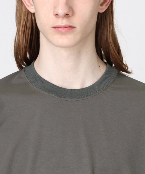tk.TAKEO KIKUCHI（ティーケータケオキクチ）の「【日本製】はりぷる長袖カットソー（Tシャツ/カットソー・メンズ・ホワイト/チャコールグレー/ブラック・01/02/03）」の8枚目の写真