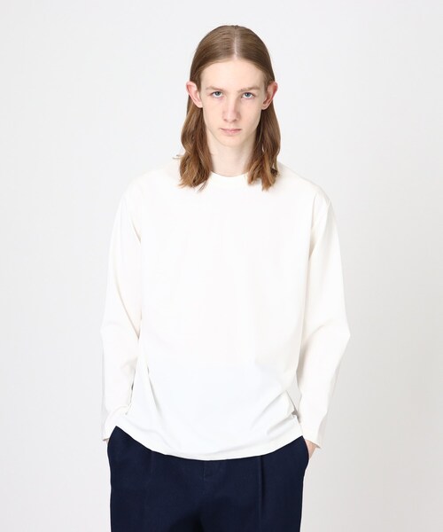 tk.TAKEO KIKUCHI（ティーケータケオキクチ）の「【日本製】はりぷる長袖カットソー（Tシャツ/カットソー・メンズ・ホワイト/チャコールグレー/ブラック・01/02/03）」の11枚目の写真