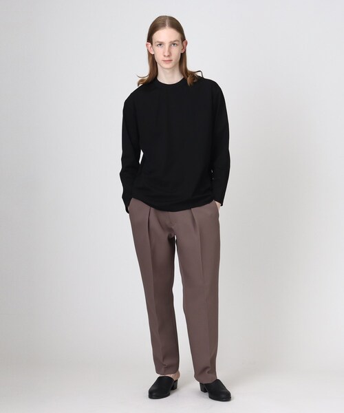 tk.TAKEO KIKUCHI（ティーケータケオキクチ）の「【日本製】はりぷる長袖カットソー（Tシャツ/カットソー・メンズ・ホワイト/チャコールグレー/ブラック・01/02/03）」の15枚目の写真