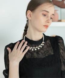 PREFERIR（プレフェリール）の「パール＆ビジューネックレス（ネックレス）」