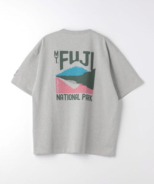 PARKS PROJECT（パークスプロジェクト）の「【別注】＜PARKS PROJECT＞GLR FUJI プリント Tシャツ（Tシャツ/カットソー・メンズ・ライトグレー・L/S/M）」の2枚目の写真