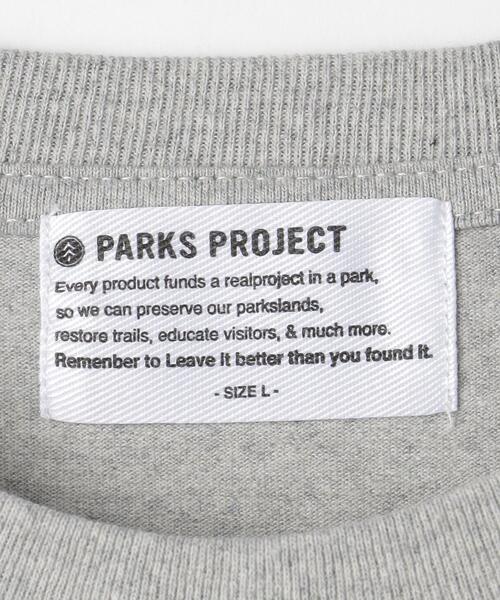 PARKS PROJECT（パークスプロジェクト）の「【別注】＜PARKS PROJECT＞GLR FUJI プリント Tシャツ（Tシャツ/カットソー・メンズ・ライトグレー・L/S/M）」の9枚目の写真
