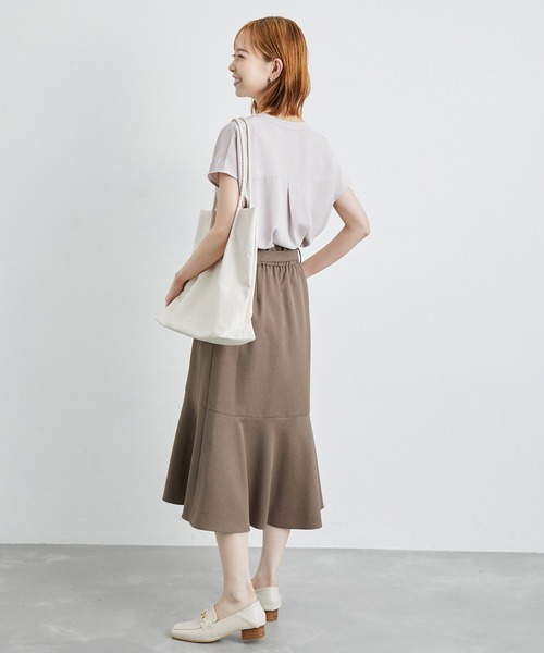 ROPE' PICNIC（ロペピクニック）の「白からの解放！多機能ブラウス/キーネックパールブラウス（シャツ/ブラウス・レディース・ホワイト/チャコールグレー/ラベンダー・38）」の16枚目の写真