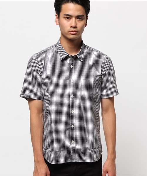 WEGO（ウィゴー）の「WEGO/ブロードチェックシャツ（シャツ/ブラウス・メンズ・ブラック/ネイビー/ホワイト・MEDIUM/LARGE）」の10枚目の写真