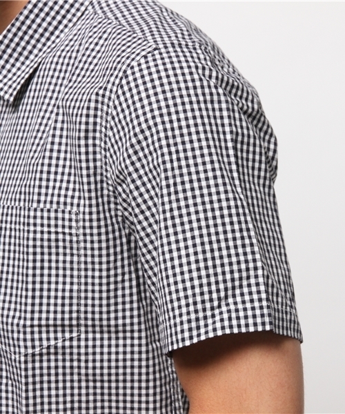 WEGO（ウィゴー）の「WEGO/ブロードチェックシャツ（シャツ/ブラウス・メンズ・ブラック/ネイビー/ホワイト・MEDIUM/LARGE）」の14枚目の写真