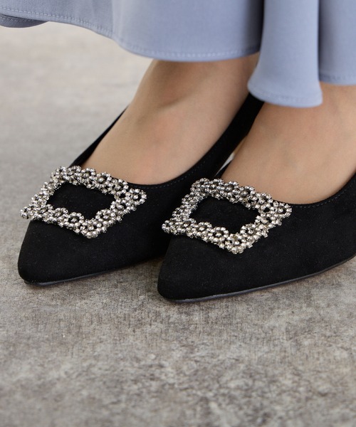 Dorry Doll（ドリードール）の「ビジュースウェードパンプス（パンプス・レディース・ブラック/ベージュ・L/M/S）」の9枚目の写真