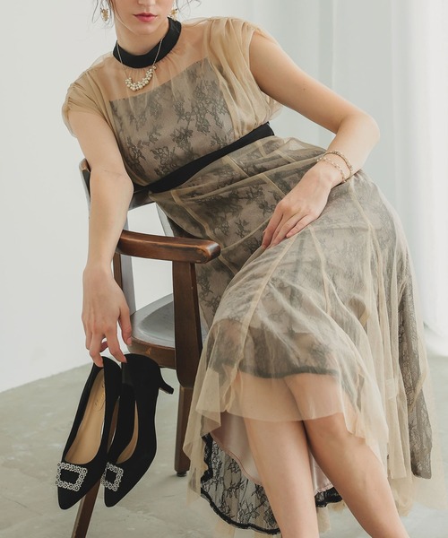 Dorry Doll（ドリードール）の「ビジュースウェードパンプス（パンプス・レディース・ブラック/ベージュ・L/M/S）」の12枚目の写真