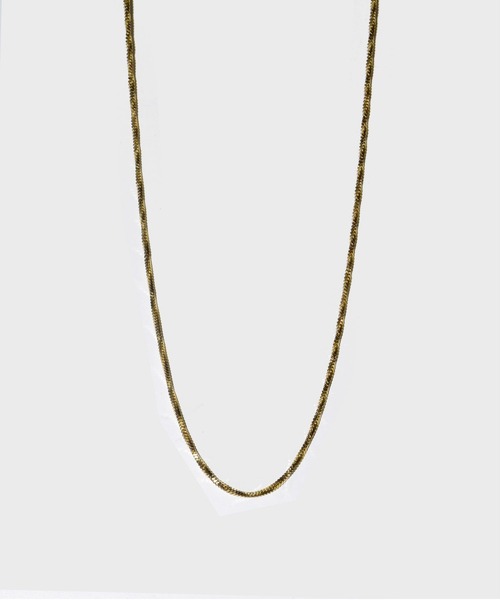 LHME（エルエイチエムイー）の「LHME ニューミーチェーンネックレス/サージカルステンレス316L（金属アレルギー対応）（ネックレス・レディース・シルバー系その他3/シルバー系その他/ゴールド系その他/シルバー系その他2/シルバー系その他4/ゴールド系その他2/ゴールド系その他3/ゴールド系その他4・40cm）」の6枚目の写真