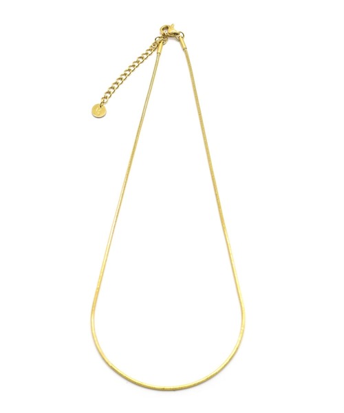 LHME（エルエイチエムイー）の「LHME ニューミーチェーンネックレス/サージカルステンレス316L（金属アレルギー対応）（ネックレス・レディース・シルバー系その他3/シルバー系その他/ゴールド系その他/シルバー系その他2/シルバー系その他4/ゴールド系その他2/ゴールド系その他3/ゴールド系その他4・40cm）」の9枚目の写真