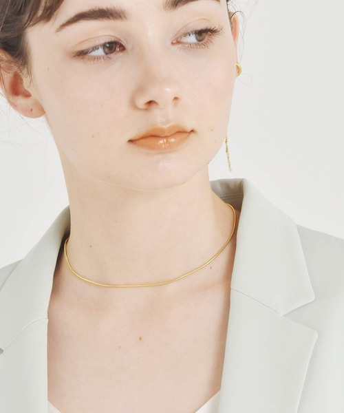 LHME（エルエイチエムイー）の「LHME ニューミーチェーンネックレス/サージカルステンレス316L（金属アレルギー対応）（ネックレス・レディース・シルバー系その他3/シルバー系その他/ゴールド系その他/シルバー系その他2/シルバー系その他4/ゴールド系その他2/ゴールド系その他3/ゴールド系その他4・40cm）」の14枚目の写真