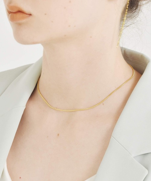 LHME（エルエイチエムイー）の「LHME ニューミーチェーンネックレス/サージカルステンレス316L（金属アレルギー対応）（ネックレス・レディース・シルバー系その他3/シルバー系その他/ゴールド系その他/シルバー系その他2/シルバー系その他4/ゴールド系その他2/ゴールド系その他3/ゴールド系その他4・40cm）」の15枚目の写真