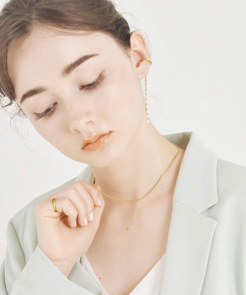 LHME（エルエイチエムイー）の「LHME ニューミーチェーンネックレス/サージカルステンレス316L（金属アレルギー対応）（ネックレス・レディース・シルバー系その他3/シルバー系その他/ゴールド系その他/シルバー系その他2/シルバー系その他4/ゴールド系その他2/ゴールド系その他3/ゴールド系その他4・40cm）」の13枚目の写真