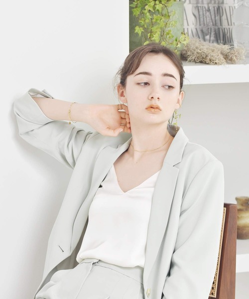 LHME（エルエイチエムイー）の「LHME ニューミーチェーンネックレス/サージカルステンレス316L（金属アレルギー対応）（ネックレス・レディース・シルバー系その他3/シルバー系その他/ゴールド系その他/シルバー系その他2/シルバー系その他4/ゴールド系その他2/ゴールド系その他3/ゴールド系その他4・40cm）」の16枚目の写真