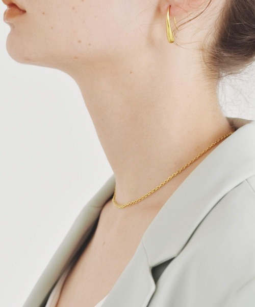 LHME（エルエイチエムイー）の「LHME ニューミーチェーンネックレス/サージカルステンレス316L（金属アレルギー対応）（ネックレス・レディース・シルバー系その他3/シルバー系その他/ゴールド系その他/シルバー系その他2/シルバー系その他4/ゴールド系その他2/ゴールド系その他3/ゴールド系その他4・40cm）」の20枚目の写真