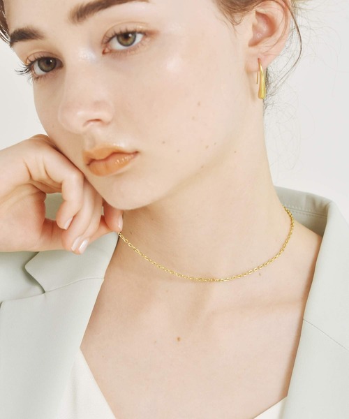 LHME（エルエイチエムイー）の「LHME ニューミーチェーンネックレス/サージカルステンレス316L（金属アレルギー対応）（ネックレス・レディース・シルバー系その他3/シルバー系その他/ゴールド系その他/シルバー系その他2/シルバー系その他4/ゴールド系その他2/ゴールド系その他3/ゴールド系その他4・40cm）」の19枚目の写真