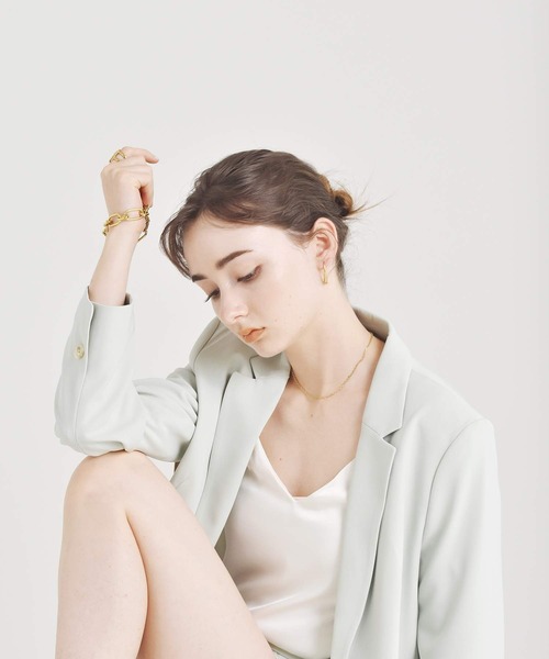 LHME（エルエイチエムイー）の「LHME ニューミーチェーンネックレス/サージカルステンレス316L（金属アレルギー対応）（ネックレス・レディース・シルバー系その他3/シルバー系その他/ゴールド系その他/シルバー系その他2/シルバー系その他4/ゴールド系その他2/ゴールド系その他3/ゴールド系その他4・40cm）」の21枚目の写真