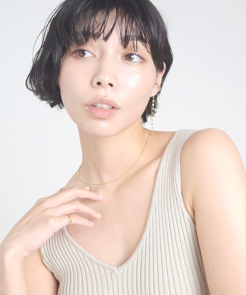 LHME（エルエイチエムイー）の「LHME ニューミーチェーンネックレス/サージカルステンレス316L（金属アレルギー対応）（ネックレス・レディース・シルバー系その他3/シルバー系その他/ゴールド系その他/シルバー系その他2/シルバー系その他4/ゴールド系その他2/ゴールド系その他3/ゴールド系その他4・40cm）」の22枚目の写真