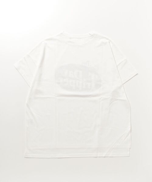 SETUP7（セットアップセブン）の「【SETUP7】ロゴプリントスリット入りBIG半袖Tシャツ 86105 KRI（Tシャツ/カットソー・レディース・オフホワイト/ブラック/サックスブルー/ミント・FREE）」の6枚目の写真