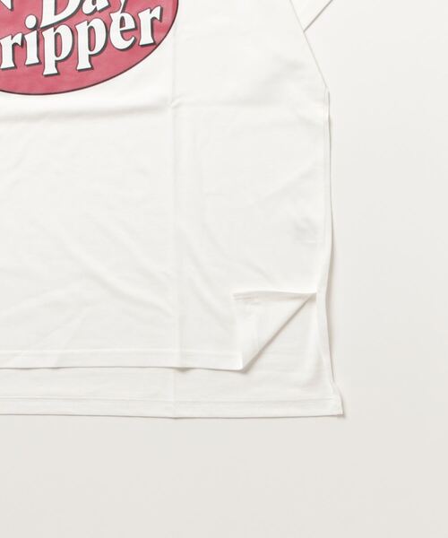 SETUP7（セットアップセブン）の「【SETUP7】ロゴプリントスリット入りBIG半袖Tシャツ 86105 KRI（Tシャツ/カットソー・レディース・オフホワイト/ブラック/サックスブルー/ミント・FREE）」の9枚目の写真