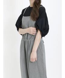 Samansa Mos2 | 袖ねじりドッキングTシャツ(Tシャツ/カットソー)