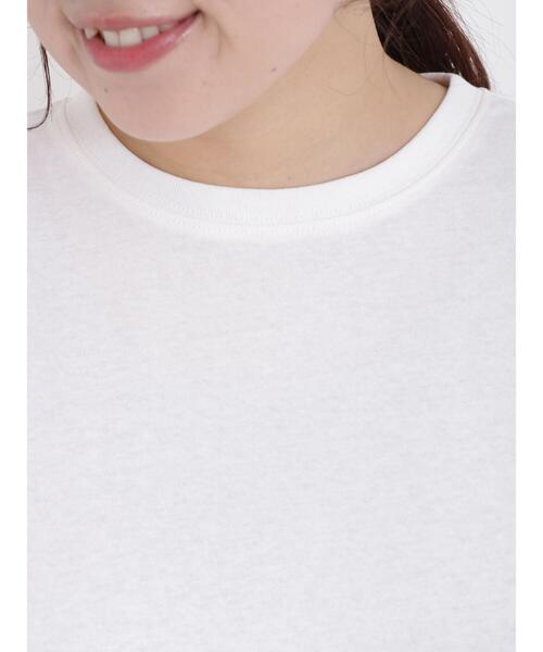 Samansa Mos2(サマンサ モスモス)の「袖ねじりドッキングTシャツ(Tシャツ/カットソー・レディース・ブラック/ブラウン/グリーン/オフホワイト・F)」の16枚目の写真